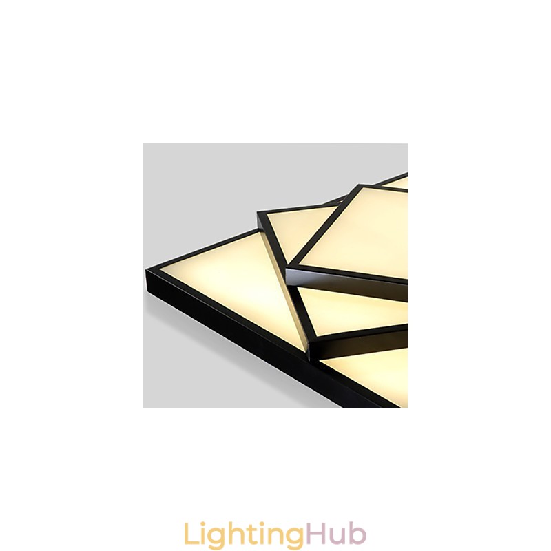 Square Flush Mount Modern Contemporary Ceiling light