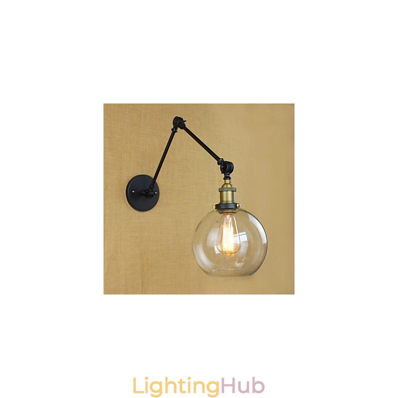 The Long Arm Of The Glass Wall Iron Industrial Creative Telescopic Bedroom Retro Nostalgic Restaurant Foldable Aisle
