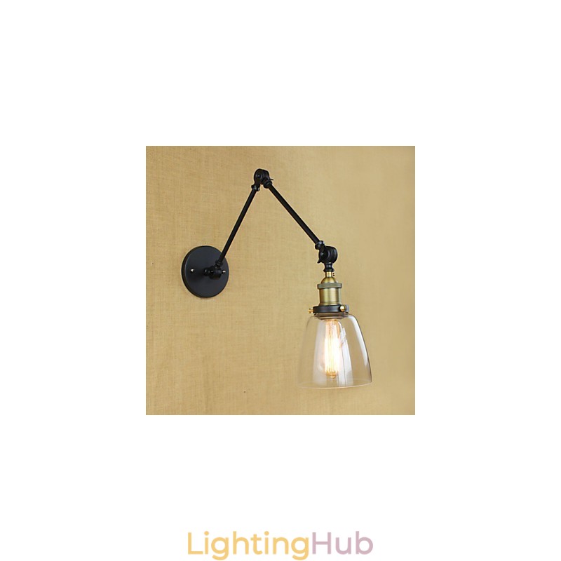 The Long Arm Of The Glass Wall Iron Industrial Creative Telescopic Bedroom Retro Nostalgic Restaurant Foldable Aisle