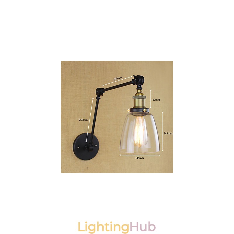 The Long Arm Of The Glass Wall Iron Industrial Creative Telescopic Bedroom Retro Nostalgic Restaurant Foldable Aisle