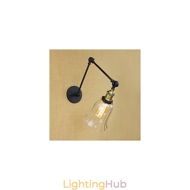 The Long Arm Of The Glass Wall Iron Industrial Creative Telescopic Bedroom Retro Nostalgic Restaurant Foldable Aisle