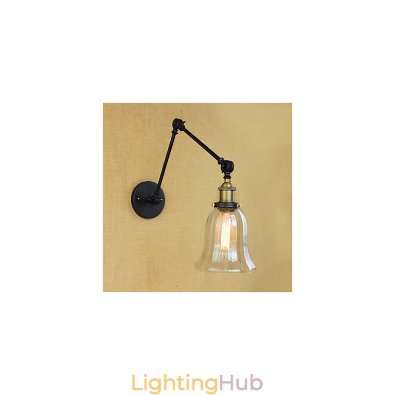 The Long Arm Of The Glass Wall Iron Industrial Creative Telescopic Bedroom Retro Nostalgic Restaurant Foldable Aisle