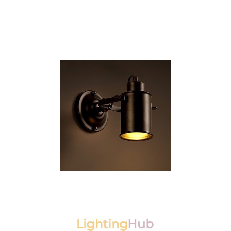 Vintage Wall Lamp Industrial Black Wrought Iron Wall Light Retro Econce Fixturedison Lamp Corridor Wall s Lighting