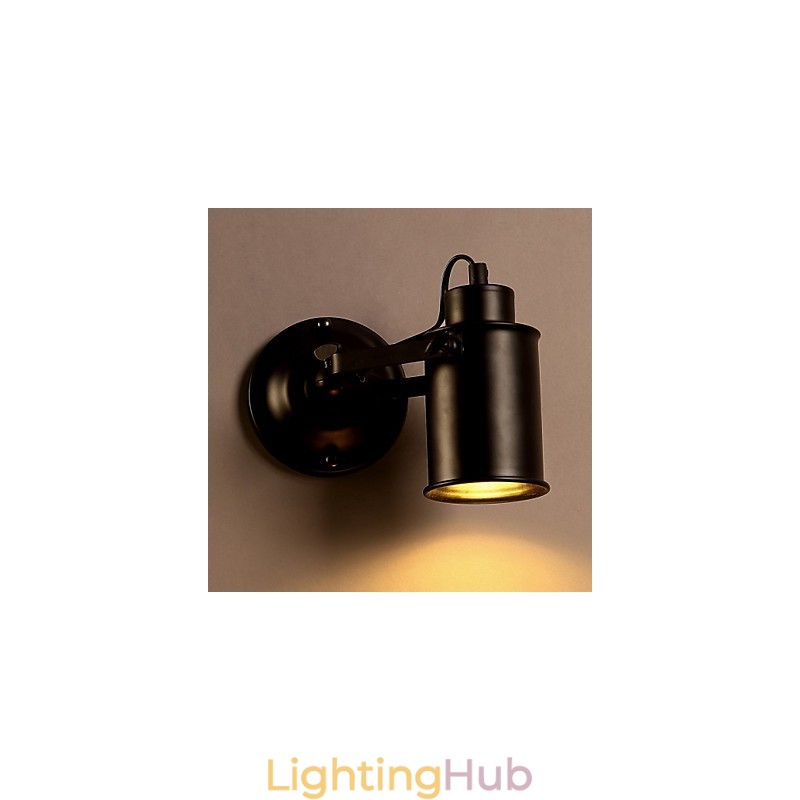 Vintage Wall Lamp Industrial Black Wrought Iron Wall Light Retro Econce Fixturedison Lamp Corridor Wall s Lighting