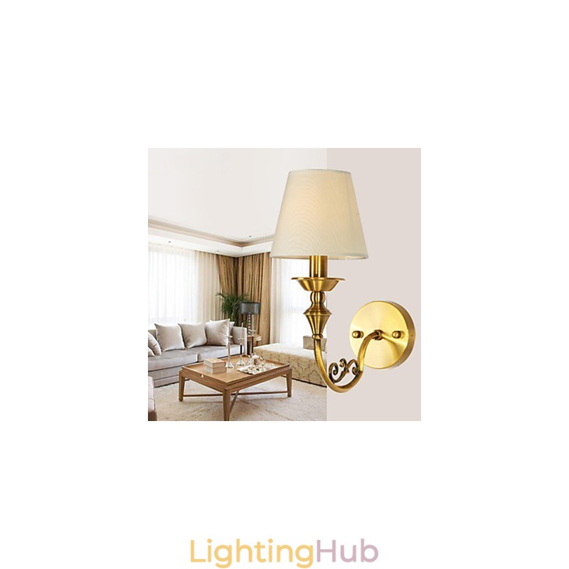 Classic Bedroom Wall Lamps Simple Metal Living Room Wall Sconce Bar Cafe Hallway Balcony Wall Lamp