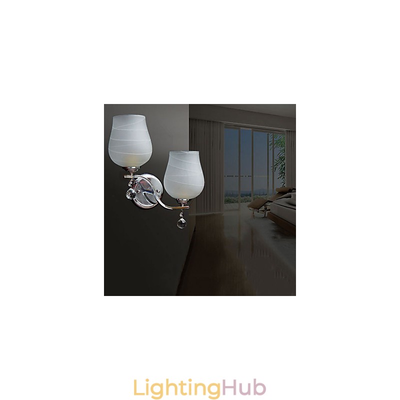 Crystal Wall Sconces Modern Contemporary Metal