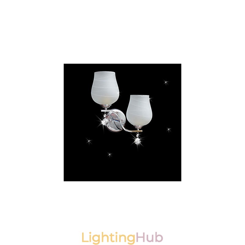 Crystal Wall Sconces Modern Contemporary Metal