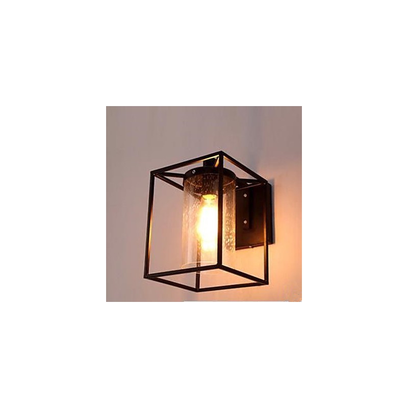 American Country Personality Loft Nordic Contracted Style Raindrop Bubble Glass Wall Lamp