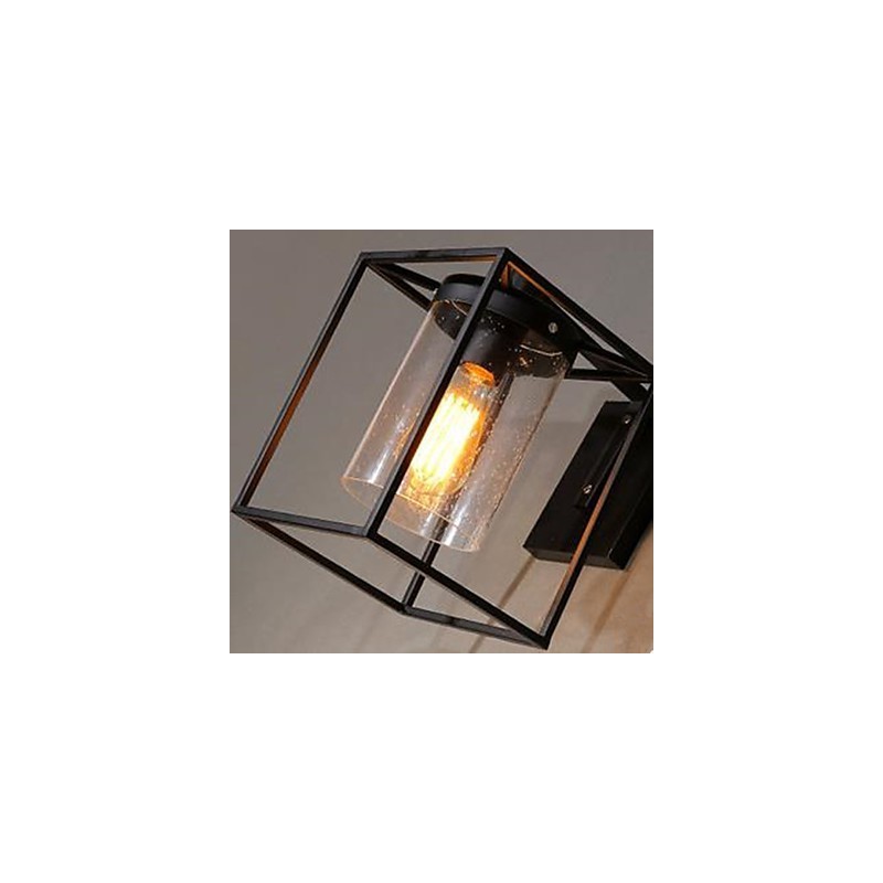 American Country Personality Loft Nordic Contracted Style Raindrop Bubble Glass Wall Lamp