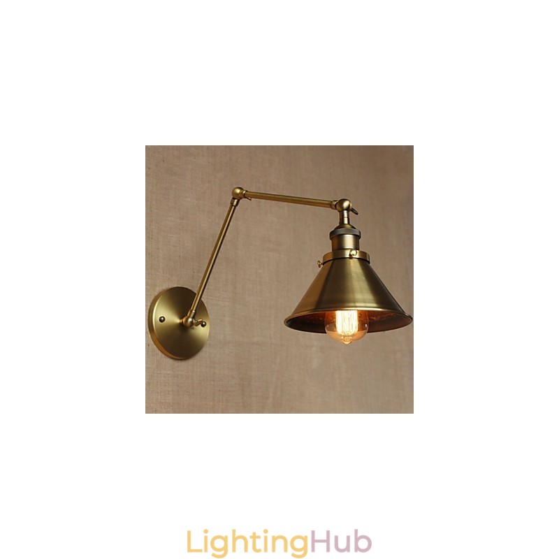 American Rural Countryside Retro Bronze Warehouse Restaurant Cafe Decorative Wall Sconce