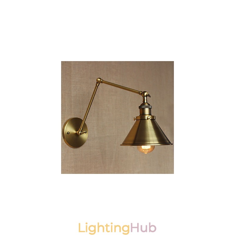 American Rural Countryside Retro Bronze Warehouse Restaurant Cafe Decorative Wall Sconce