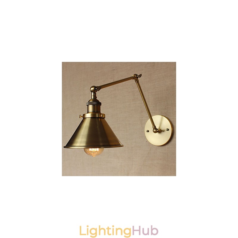 American Rural Countryside Retro Bronze Warehouse Restaurant Cafe Decorative Wall Sconce
