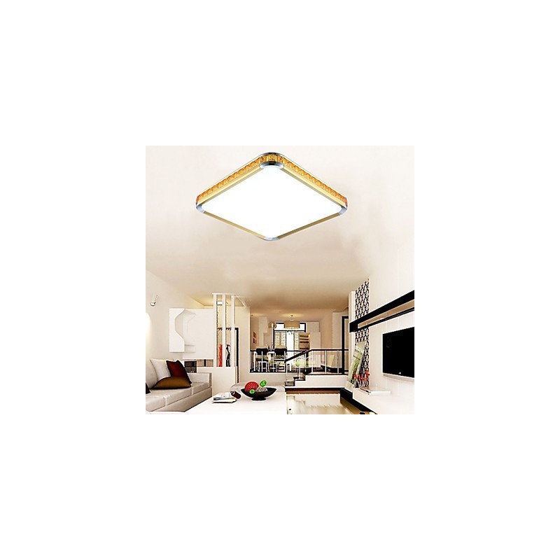 Flush Mounte Light Luxury Modern Acrylic with Light Ajustable Golden Or Silver Can choose