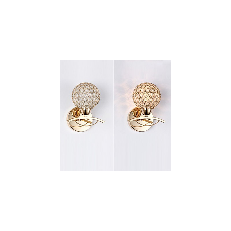 Wall Sconces Reading Wall Lights Crystal Mini Style Modern Contemporary Metal