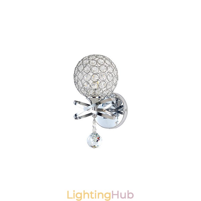 Crystal Wall Sconces Modern Contemporary G9 Metal