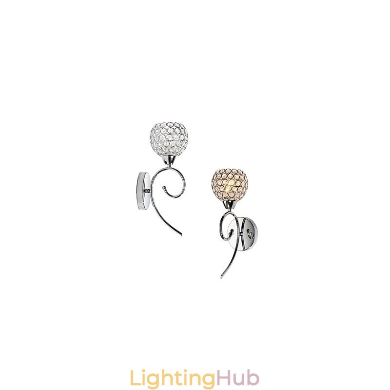 Wall Sconces Reading Wall Lights Crystal Mini Style Modern Contemporary Metal