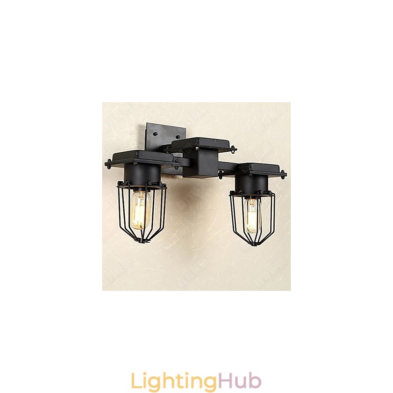 Wall Lamp Wrought Iron Hallway Stairs The Head Of A Bed