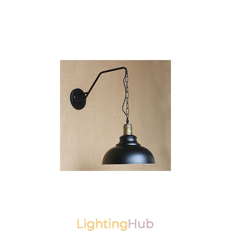 Simple And Creative Personality Wall lamp Industry Chain American Retro Iron Aisle Bedroom Bedside wall Lamp