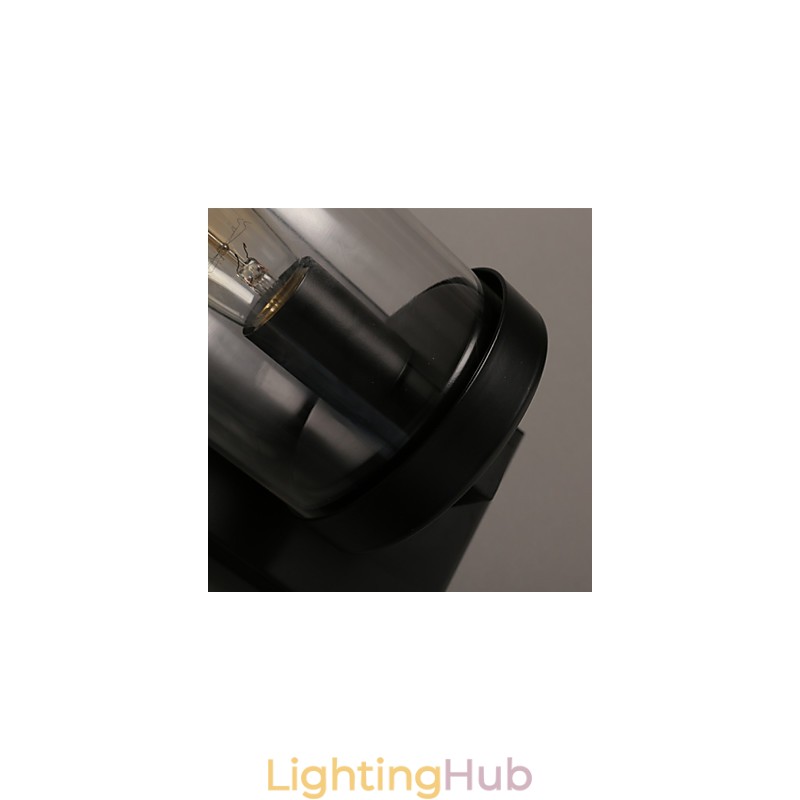 Creative Rural Wrought Iron Glass Wall Lamp Light