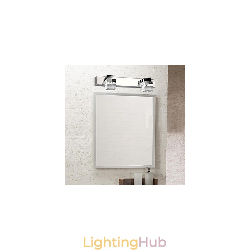 Wall Sconces Bathroom Lighting Wall Washers Crystal Mini Style Modern Contemporary Metal