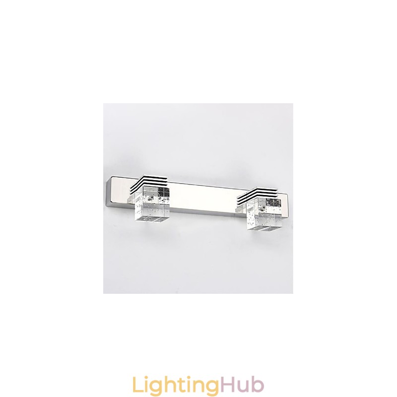 Wall Sconces Bathroom Lighting Wall Washers Crystal Mini Style Modern Contemporary Metal