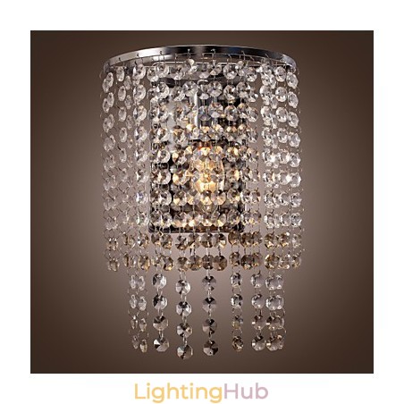 Contemporary Crystal Wall Light with 1 Light Contemporary Crystal Wall Light with 1 Light