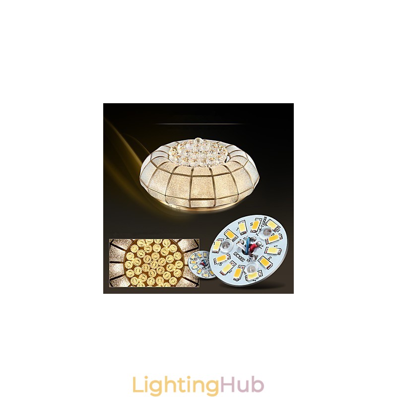 Traditional Classic Rustic Lodge Brass Metal Flush Mount