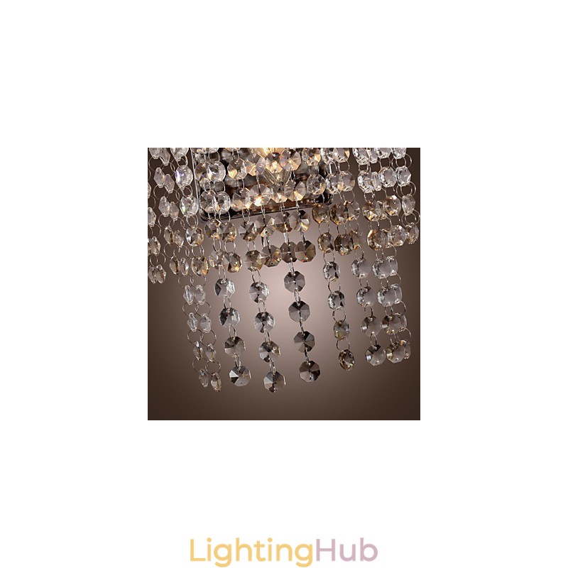 Contemporary Crystal Wall Light with 1 Light
