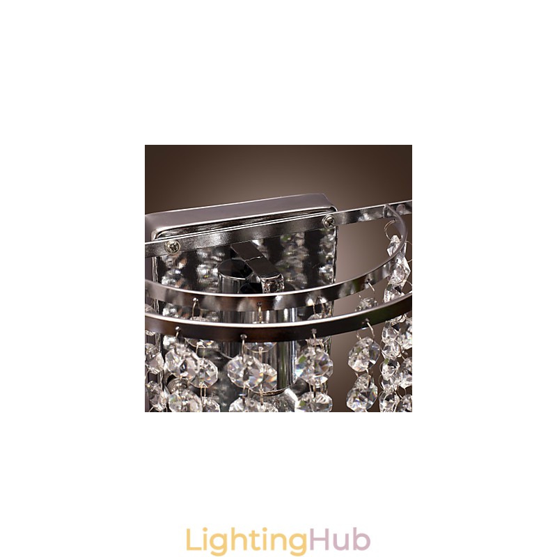 Contemporary Crystal Wall Light with 1 Light