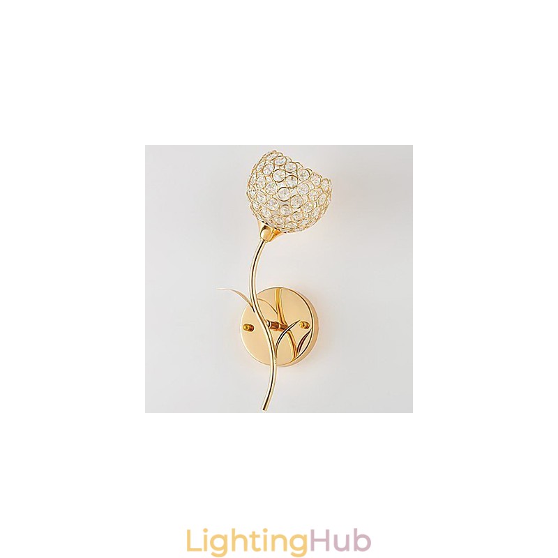 Minimalist Modern Crystal Wall Light