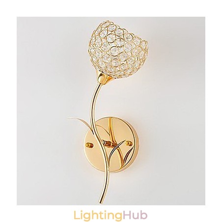 Minimalist Modern Crystal Wall Light