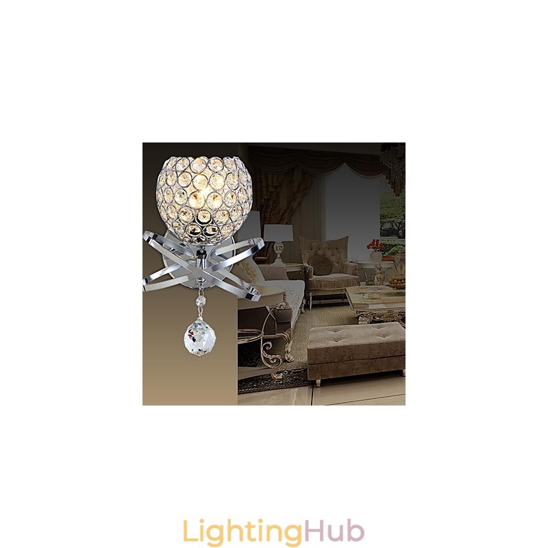 Crystal Wall Sconces Modern Contemporary Metal