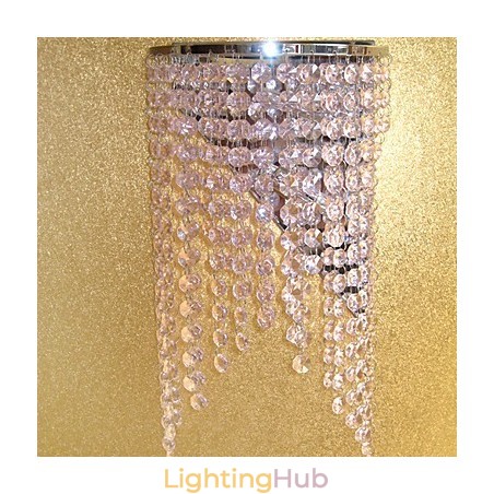 Modern Crystal Wall Light with 2 Lights Modern Crystal Wall Light with 2 Lights