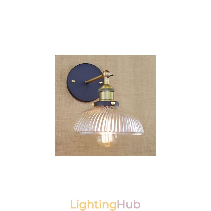 American Country Retro Creative Personality Popular Decorative Glass Wall Lamp
