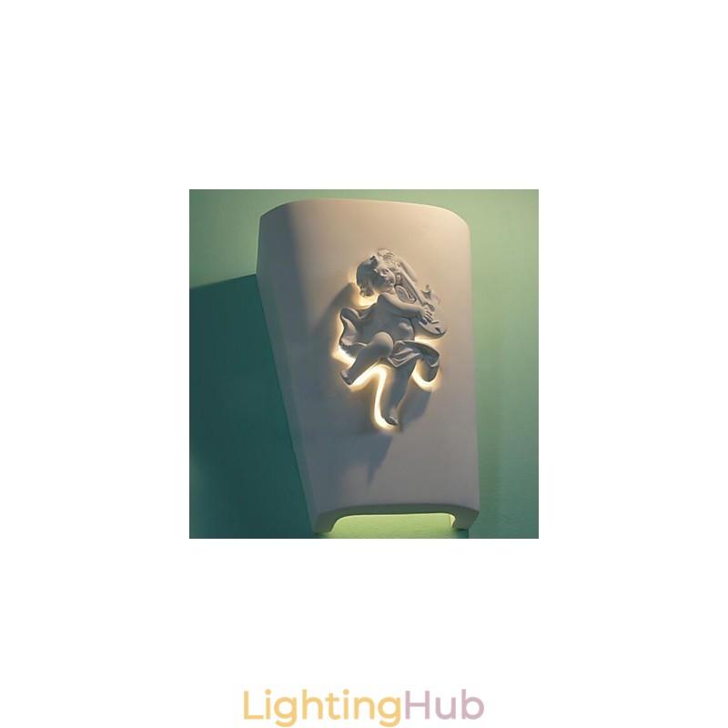 Creative Rural Creative Mediterranean Wall Lamp European Style Cupid Wall Lamp Light