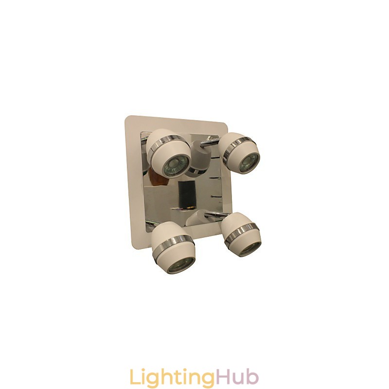Modern Spherical Chrome Wall Lights Bathroom Lights With 4 Lights