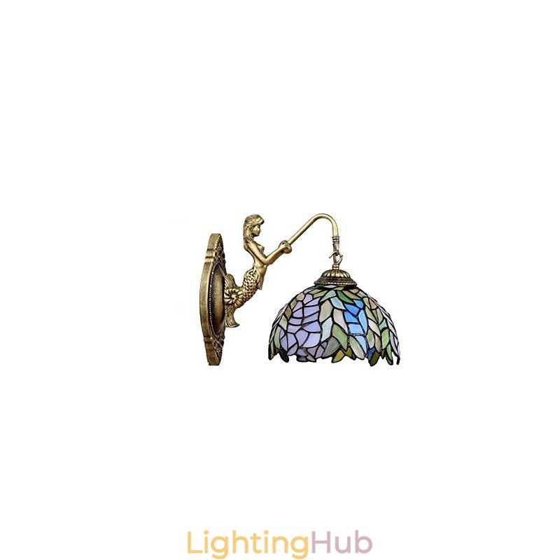 European Contracted Rural Creative Wrought Iron Wall Lamp Lights