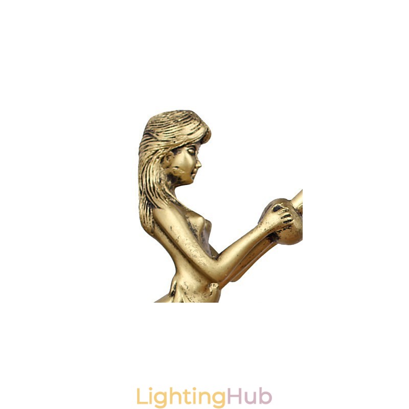 European Contracted Rural Creative Wrought Iron Wall Lamp Lights