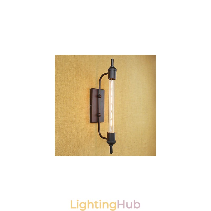 Europe And Retro Clothing Art Restaurant Edison Light Bulb Flute Decorative Wall Sconce