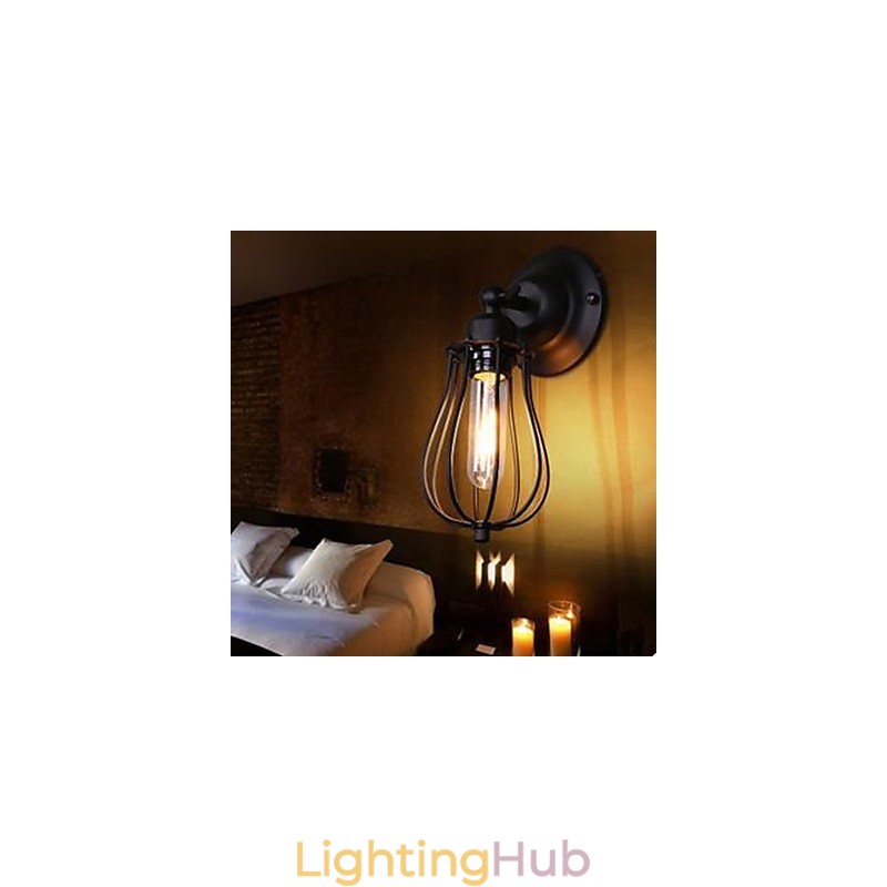 Industrial Retro Wall Lamp Indoor Corridor Single Head Grapefruit Wall Lamp