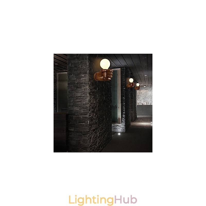 European Wall Creative Retro Fist Wall Lamp Lights