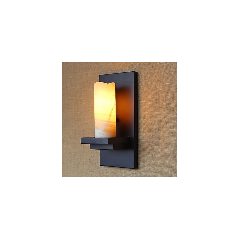 Cylindrical American Country Style Living Room Pastoral Aisle Warehouse Industry Bedside Bar Decorative Wall Sconce