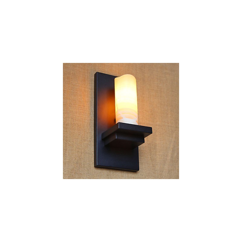 Cylindrical American Country Style Living Room Pastoral Aisle Warehouse Industry Bedside Bar Decorative Wall Sconce