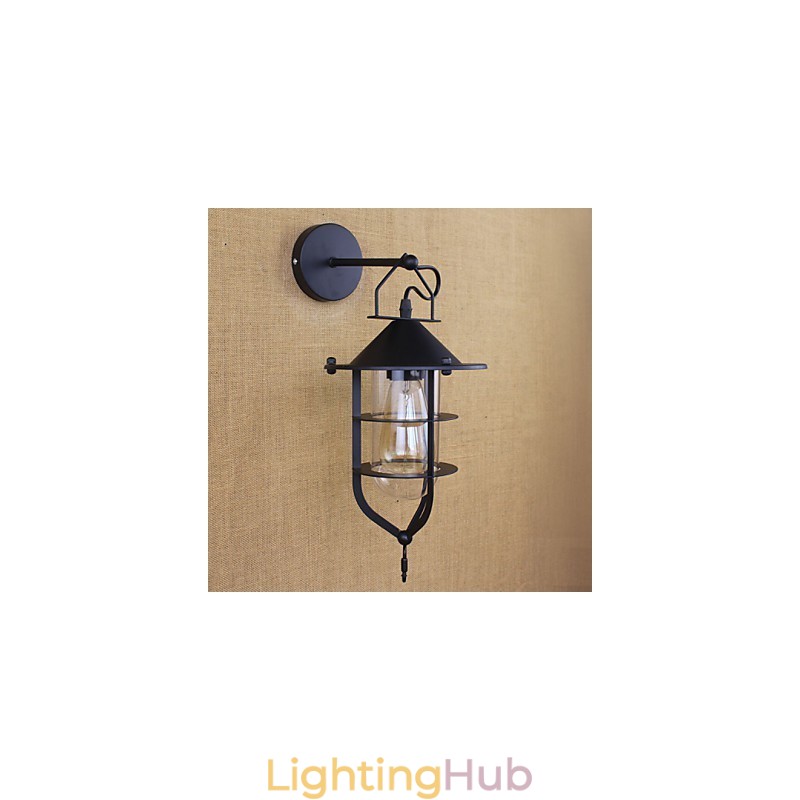 Retro Clothing Store Restaurant Scene Decorative Wall Sconce