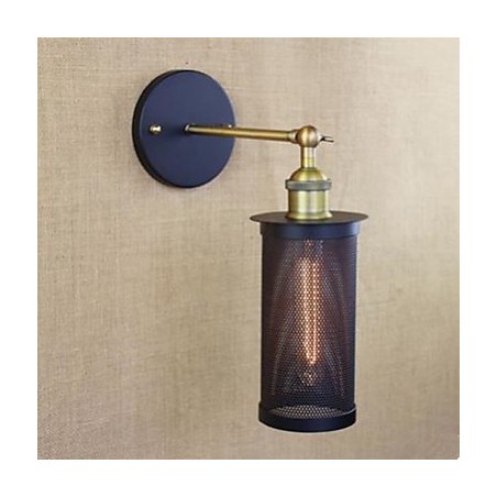 Wall Lamp Wrought Iron With Iron Net