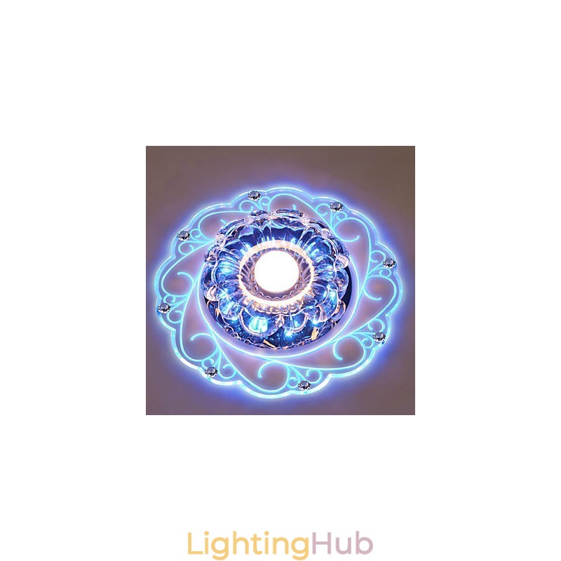 Crystal Ceiling Lamp Spotlight SMD 3W Creative Lamp Tube Light Colorful Color Dome Light