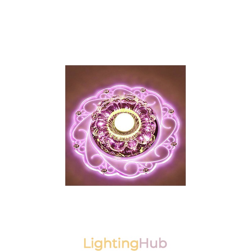 Crystal Ceiling Lamp Spotlight SMD 3W Creative Lamp Tube Light Colorful Color Dome Light