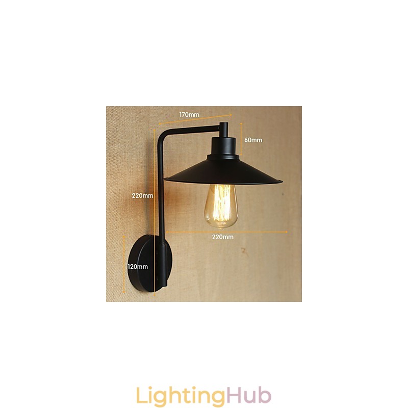 Retro Decorative Wrought Iron Wall Sconce