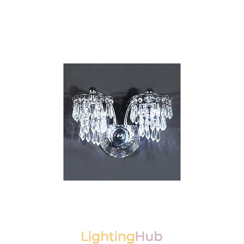 Crystal Wall Sconces Modern Contemporary Metal
