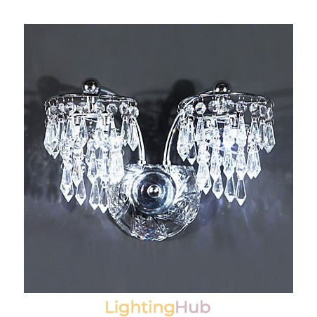 Crystal Wall Sconces Modern Contemporary Metal Crystal Wall Sconces Modern Contemporary Metal